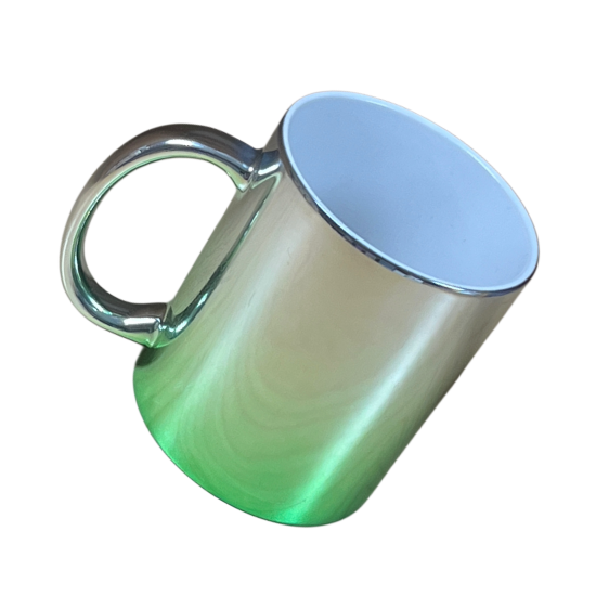 EINZELSTÜCK Tasse 330ml plattiert silber grün - Design MCC Rising Storm